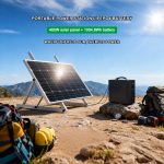 Портативная мини-электростанция 1 кВт·ч с аккумулятором Lifepo4 и солнечной панелью 400 Вт — изображение 2